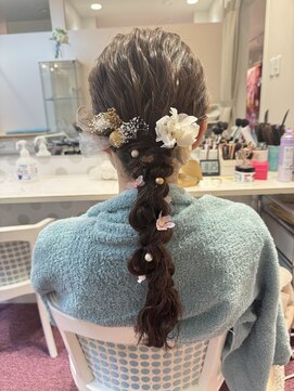 美髪 ヘアサロン(美髪 Hair salon) フワフワ編みおろしスタイル！