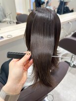 シュク 高円寺(SYUK)&nbsp;kanna【高円寺 中野】ラベンダーグレージュ/くびれボブ/ベージュ