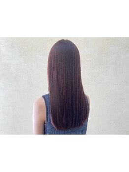 【リピーター様続出】柔らかい手触りとダメージレスにこだわったIN SIDE OUT+オリジナル縮毛矯正