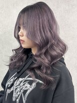 ロウル 渋谷(LOWRL)&nbsp;ラベンダーグレージュ/ブリーチ/ダブルカラー