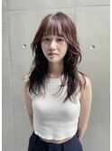レイヤーカット/顔まわりレイヤー/韓国ヘア._.