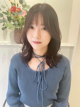 レイ(Lei) ラベンダーグレージュ カシスベージュ ミディアム 薬院 赤坂