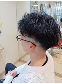 頭皮ケア保湿クリームパーマ　ツイストスパイラルパーマ
