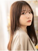 シースルーバングアースカラーエアストレートh3浦和20代30代40代