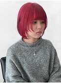 顔周りレイヤー×ボブ