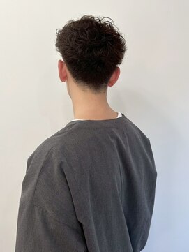 アワーズ 南青山(Our's) ブルーブラック/フェザーパーマ/スパイキーショート[南青山]