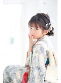 七五三アップヘアスタイル