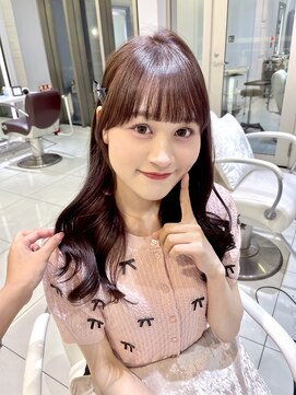 ユーフォリア 渋谷グランデ(Euphoria SHIBUYA GRANDE) ラベンダーブラウン ラベンダーカラー  ガーリーヘア