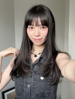 ライン(LINE)&nbsp;韓国風/レイヤー/前髪カット/オリーブ/透明感/ハッシュカット