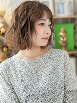 カバーヘア ブリス 北浦和(COVER HAIR bliss)&nbsp;ゆるふわパーマ大人可愛いオリーブグレージュh4北浦和30代40代!