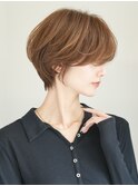 前下がりショート・ボブ/絶壁解消/前髪あり/40代/30代/外ハネ