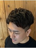 メンズニュアンスショート/アイロンパーマ