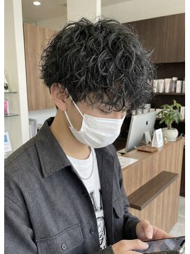 メンズスパイラルパーマ♪