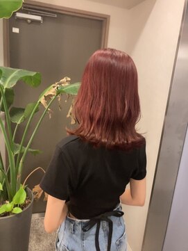 ティグルフォーヘア(TIGRE for hair) チェリーピンク☆ニュアンスカラー☆ハイトーンカラー