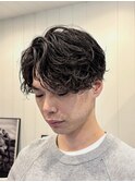 シャドウパーマ/マッシュ/刈り上げ/波巻きパーマ/無造作パーマ