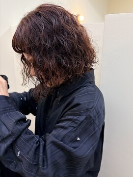 ヒントステーション(HINTSTATION) 〈浅草 半個室〉スパイラルパーマ/ブラウンカラー