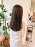 【極艶ストレート】髪質改善ホリスティック縮毛矯正+高濃度補修tr +カット