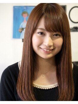 コミュニヘア(communi Hair)の写真/【カット+縮毛矯正+ナノミスト￥10000】気になるクセやうねり・ボリュームを抑えて素直でサラサラな美髪へ☆