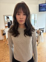 ギャザー 豊橋(Gather) ロングレイヤー×艶ブラウン
