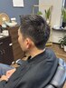 メンズカット+シェービング+眉毛カット