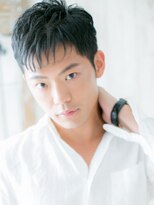 モッズヘア メン 仙台愛子駅前店(mod's hair men) 清潔感スーツブラックツーブロック王道ベリーショート30代40代c