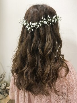 ワエン(WAEN) 【WAEN 横浜 植木 孝】生花で花冠アレンジ＊