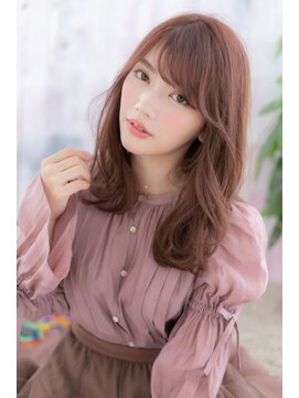 ミック 日暮里店(miq) メンズウケ間違いナシ！斜めバング外国人風ラブロング