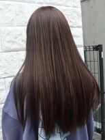 ヘンリエッタ 吉祥寺(Henrietta)&nbsp;カーキブラウン×極細ハイライト