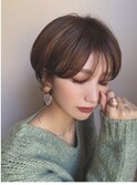 前髪ショート マッシュショート 大人可愛い YACHI