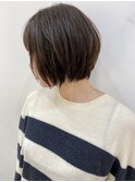 大人可愛いショートボブ