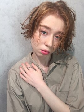 クレアール 恵比寿店(CREAR) 【CREAR 恵比寿/代官山】外ハネボブアッシュブラウンネオウルフ