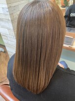 ヘアー バイ ミーズ(hair by Mii’s) ハンドブロー/ケイ素カラー/タイガーベージュ