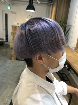 エルオム(EL.HOMME) 【YUKI】ラベンダーシルバー×ナチュラルマッシュ