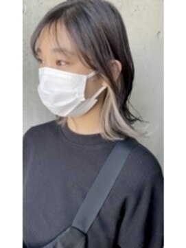 オーク ガーデン 中目黒(OAK garden) インナーカラー 透け感ベージュ イルミナカラー【】OAK中目黒