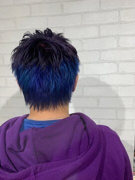 ビス リアン 川口店(Vis lien) 派手髪/同系色カラー/ブルー/バイオレット/