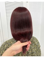 ゲーム 原宿店(GAME)&nbsp;ボルドー/ダブルカラー/ケアブリーチ/髪質改善/原宿