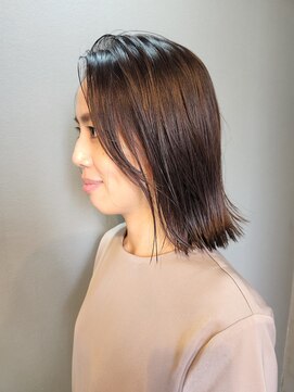 ペネロープ(Penelope) 【新宿penelope】大人かわいい 切りっぱなし外はねボブ!