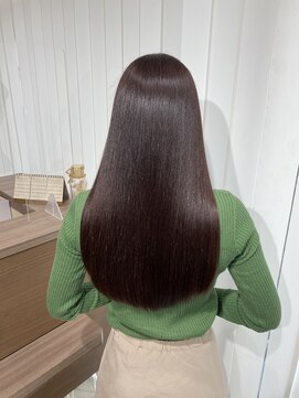 キュア 表参道(CURE) 黒髪/グレージュカラー/ココアベージュ/ヘルシーロング[表参道]