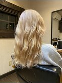 ホワイトベージュ/ブロンド
