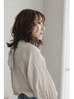 シンクヘアー(think hair by tori) 簡単スタイリング☆ミディアムパーマ【水野遼】