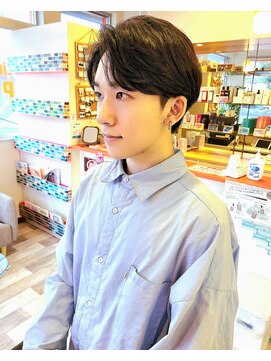 リップソウル(RIP SOUL) 《RIP SOUL》ツーブロック 黒髪 アップバング ショート