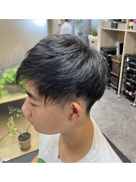 マインド サイトー ヘア アンド スパ mind saito hair&SPA ハイサイドロー×ツーブロック