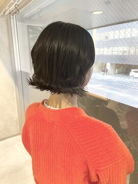 アイディール(:ideal) 外ハネ切りっぱなしミニボブ☆