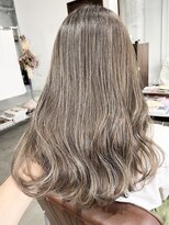 アオゾラヘアーカミノウラ(AOZORA HAIR kaminoura) 極細ハイライト☆ミルクテベージュ
