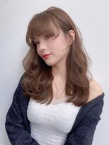 ユーフォリア 青山(Euphoria)&nbsp;韓国風顔周りレイヤーカットサイドバングロング艶感