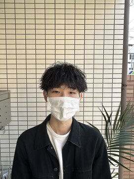 スウェル 船橋店(Swell) ウルフ/アッシュブラック/カルマパーマ/ベリーショート/船橋1