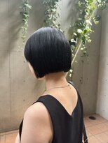 ジェノ(JENO by apish) ボブ/ミニボブ/暗髪/透明感カラー