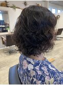 ふわふわパーマスタイル
