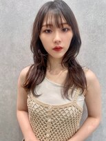 アッシュ 中野店(Ash)&nbsp;イメチェン/似合わせカット/フルバング/レッドブラウン/中野