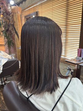 ロッソバイアルター 鎌取(ROSSO by aL-ter) 【黒髪/ボブルフ/ネビージュ/小顔/ワンレン】石橋　鎌取